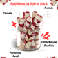 Red Spiral Stick Fun, Chewy, and Delicious Treat for Dogs of All Sizes 200/400 gm