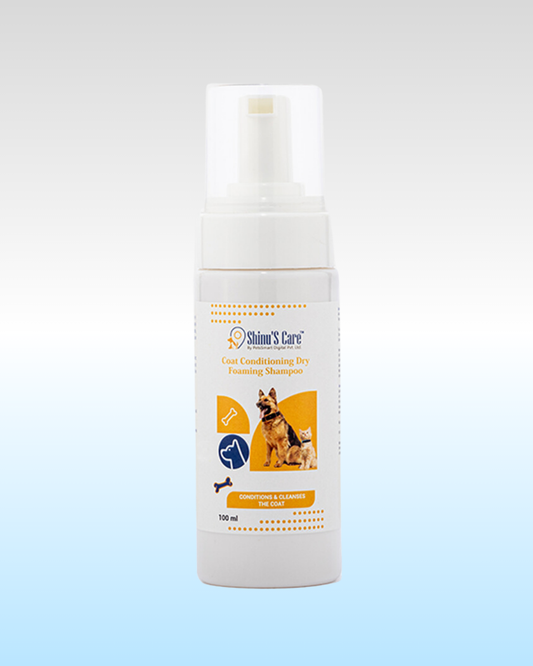 Coat Conditioning Dry Foaming Shampoo Refresh & Revitalize Your Pet's Fur 100ml