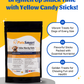 Yellow Candy Sticks Tasty and Nutritious Chew Treat for Dogs of All Sizes 200gm