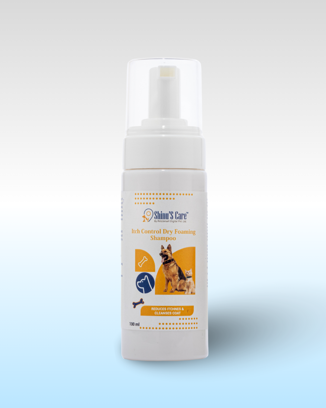 Itch Control Dry Foaming Shampoo: Gentle, Waterless Relief for Itchy, Irritated Skin 100ml