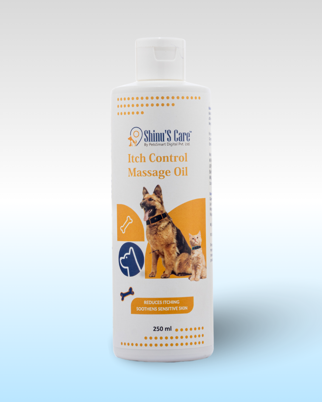 Itch Control Massage Oil for Dogs: Soothing Relief & Moisturizing Comfort for Skin 250/30ml