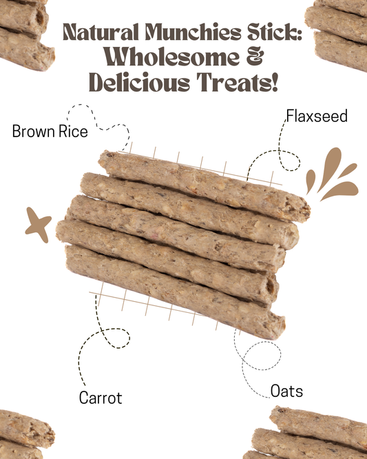 Natural Munchies Stick Wholesome & Delicious Dog Treats for Happy, Healthy Pets 200/400 gm