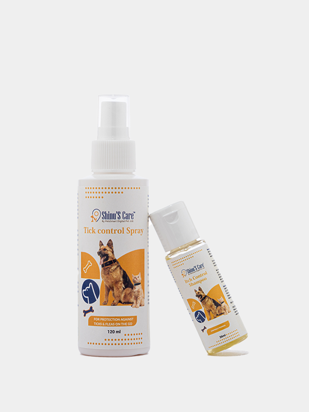 Tick Control Spray Effective Protection for Your Dog Against Ticks and Fleas 120/30ml