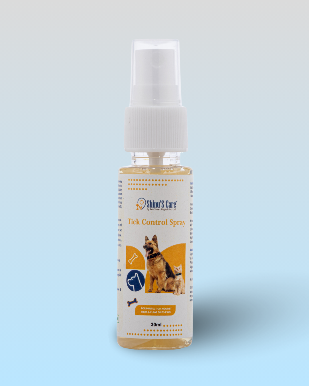 Tick Control Spray Effective Protection for Your Dog Against Ticks and Fleas 120/30ml