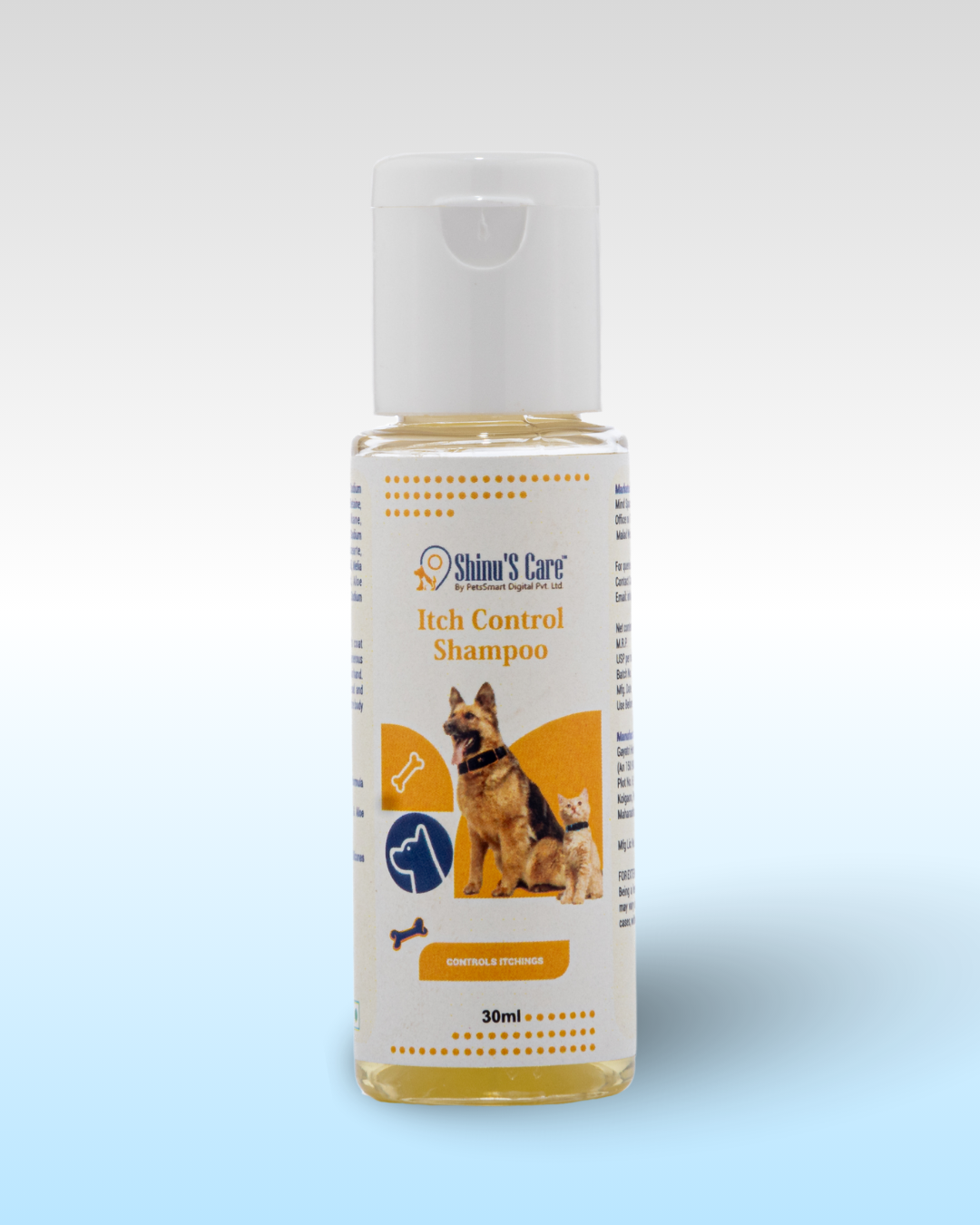 Itch Control Shampoo for Dogs Gentle, Soothing Relief for Itchy, Irritated Skin 250/30ml