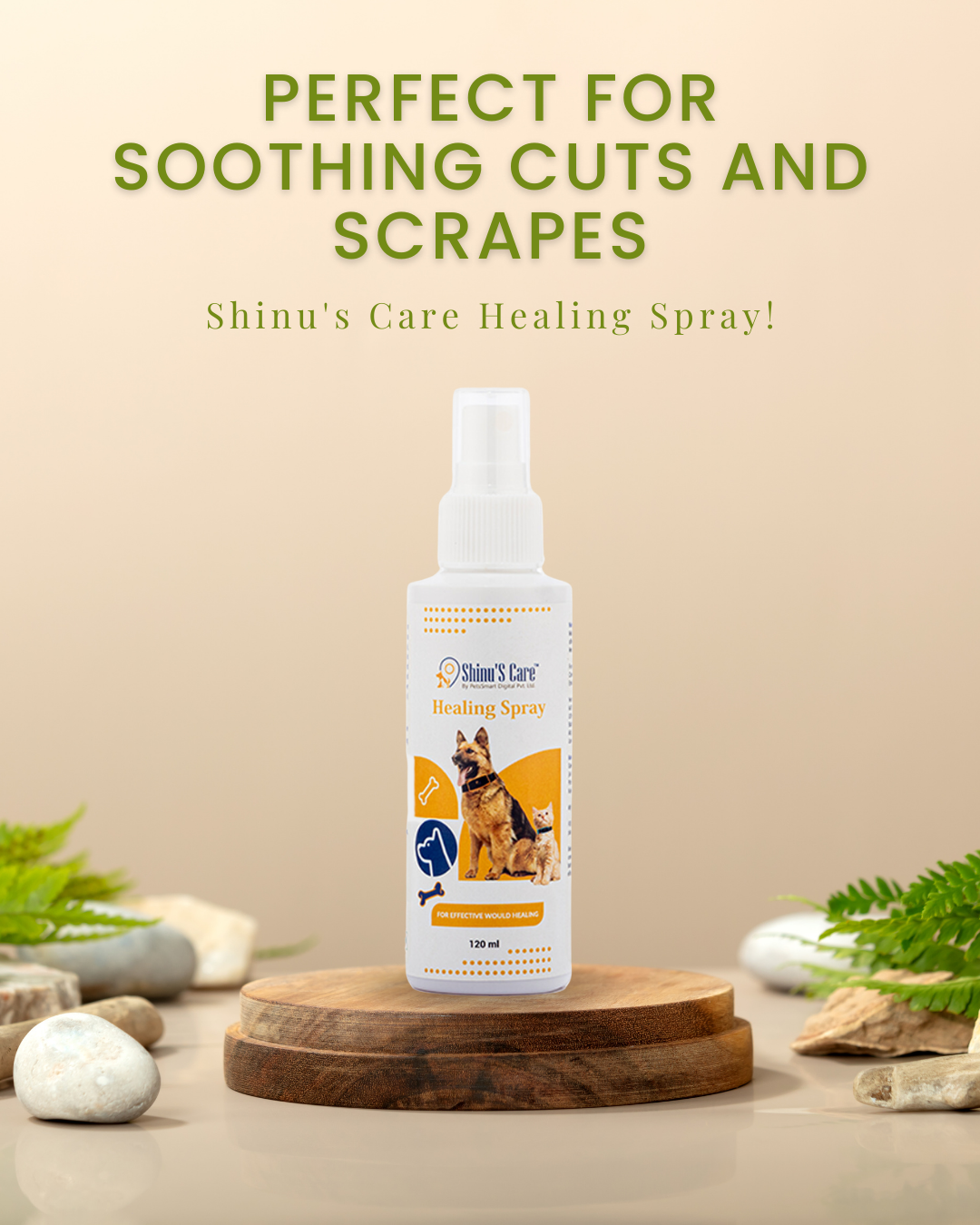 Revitalizing Healing Spray for Dogs: Soothing Relief for Cuts, Scrapes, & Skin Irritations 120/30 ml