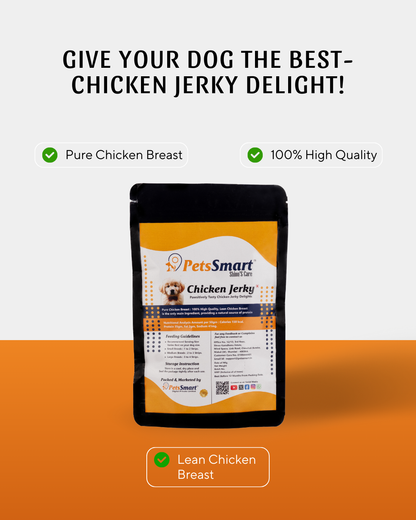 Treats Chicken Jerky Non Veg Treats for Dogs 200 gm