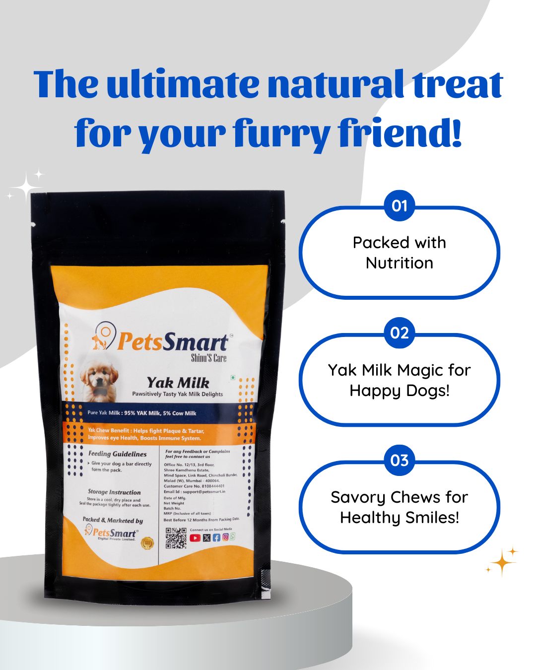 Yak milk chews for dogs Natural, Long-Lasting Treat Packed with Flavor and Nutrition