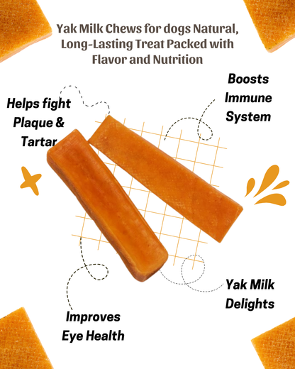 Yak milk chews for dogs Natural, Long-Lasting Treat Packed with Flavor and Nutrition