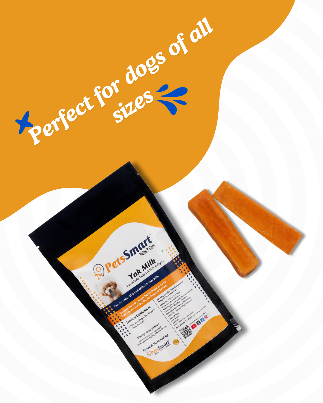 Yak milk chews for dogs Natural, Long-Lasting Treat Packed with Flavor and Nutrition