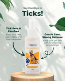 Tick Control Spray Effective Protection for Your Dog Against Ticks and Fleas 120/30ml