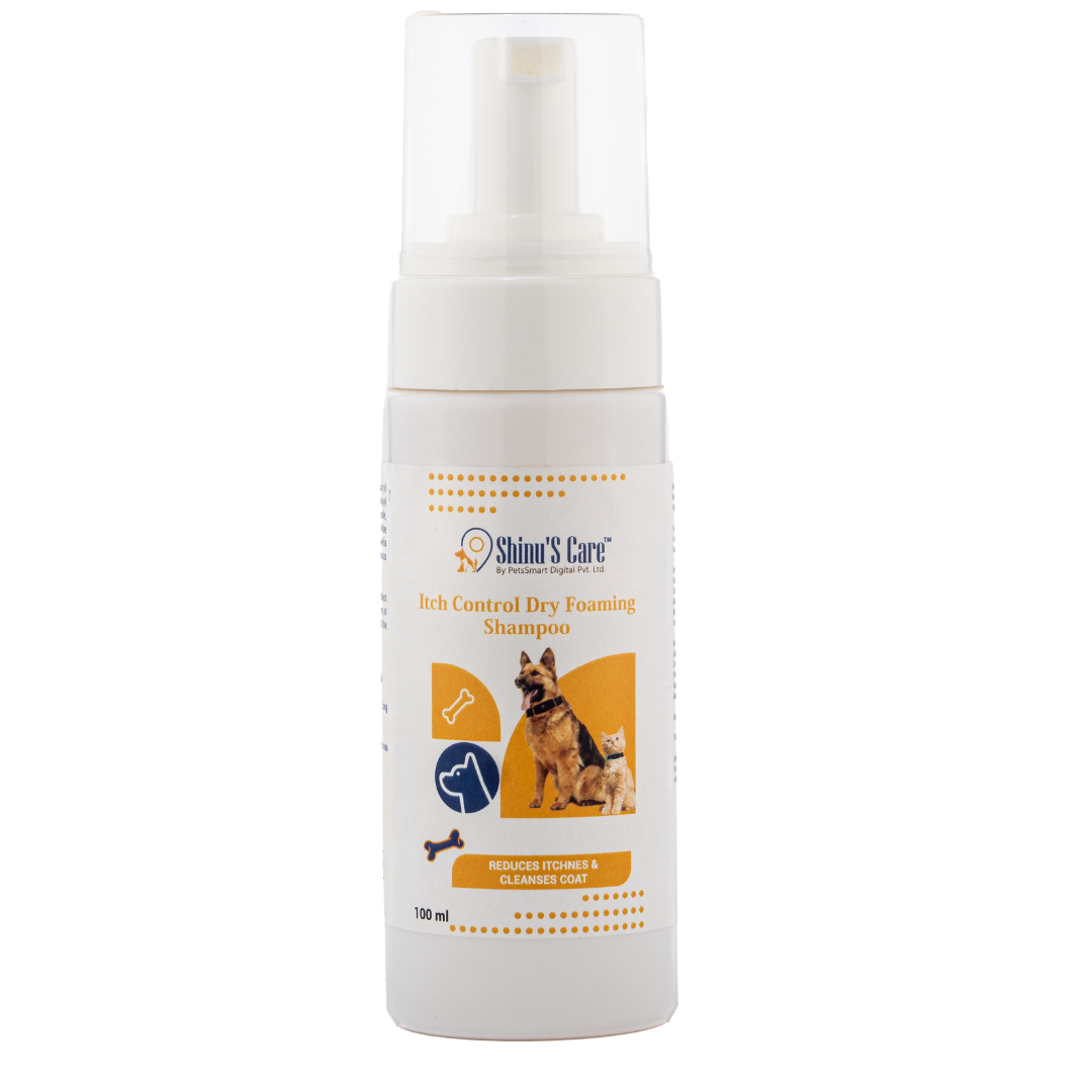 Itch Control Dry Foaming Shampoo: Gentle, Waterless Relief for Itchy, Irritated Skin 100ml