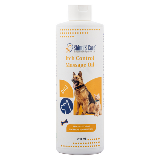 Itch Control Massage Oil for Dogs: Soothing Relief & Moisturizing Comfort for Skin 250/30ml