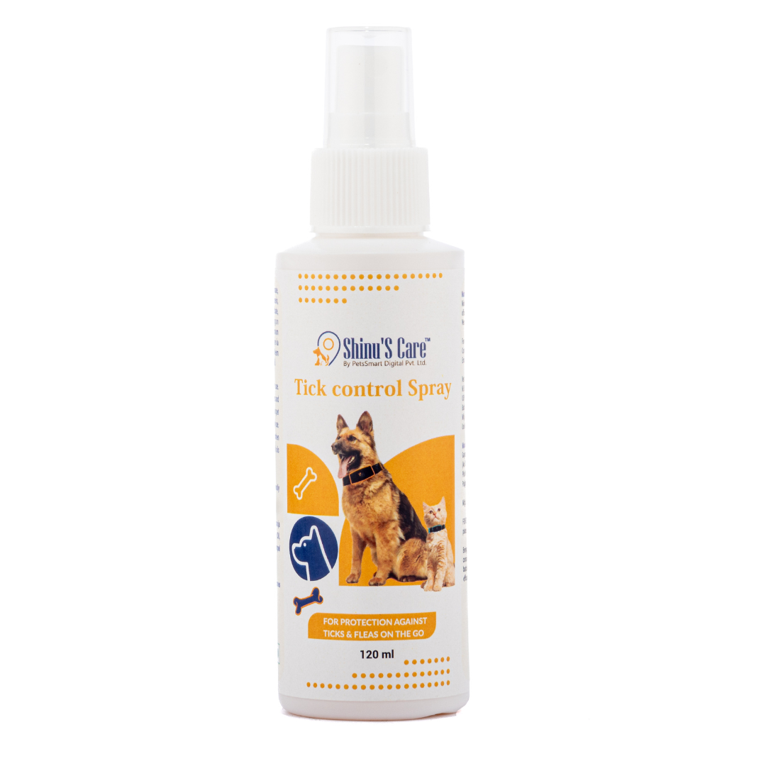 Tick Control Spray Effective Protection for Your Dog Against Ticks and Fleas 120/30ml